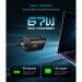 Armorstandart Зарядний пристрій Armorstandart 2xUSB-C + 1xUSB 67W GaN black (ARM88384)
