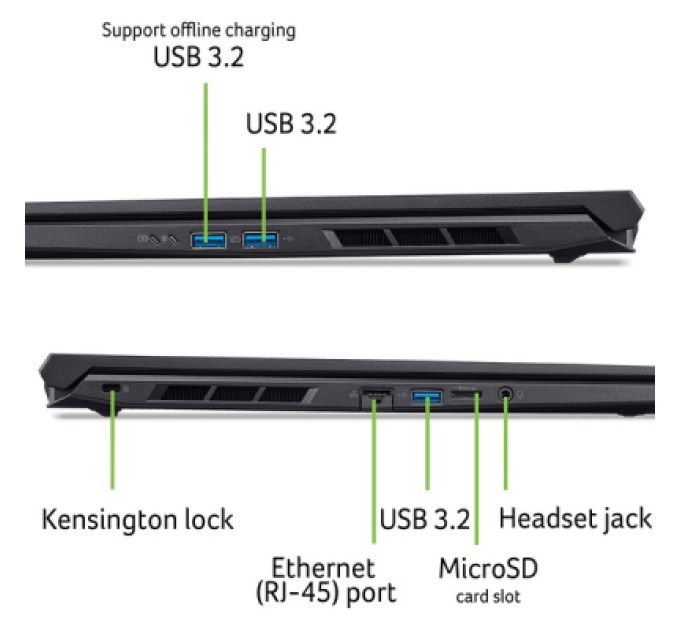 Acer Ноутбук Acer Nitro V 16 ANV16-72-79NG (NH.QUSEU.00E)