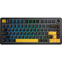 Клавіатура Aula F75 Pink Switch USB UA Black (6978080504890)