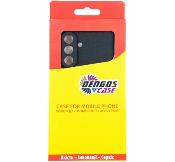 Dengos Чохол до мобільного телефона Dengos Carbon Samsung Galaxy A37 Black (DG-TPU-CRBN-259)