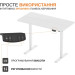 ITech Комп'ютерний стіл ITechMount з регульованою висотою MT12BW білий (MT12BW)