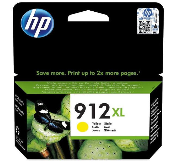 HP supplies Картридж струменевий HP No.912XL OJ 8014/8015/8022/8023/8024/8025 High Yield Yellow