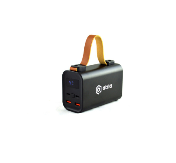 ATRIA Батарея універсальна Atria 30000mAh, 130W, USB-C laptop/phone (WPD-130)