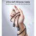 Choetech Дата кабель USB-C to USB-C 1.8m PD100W digital display silicone Choetech (XCC-1063)