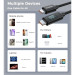 Choetech Дата кабель USB-C to USB-C 1.8m PD100W digital display silicone Choetech (XCC-1063)
