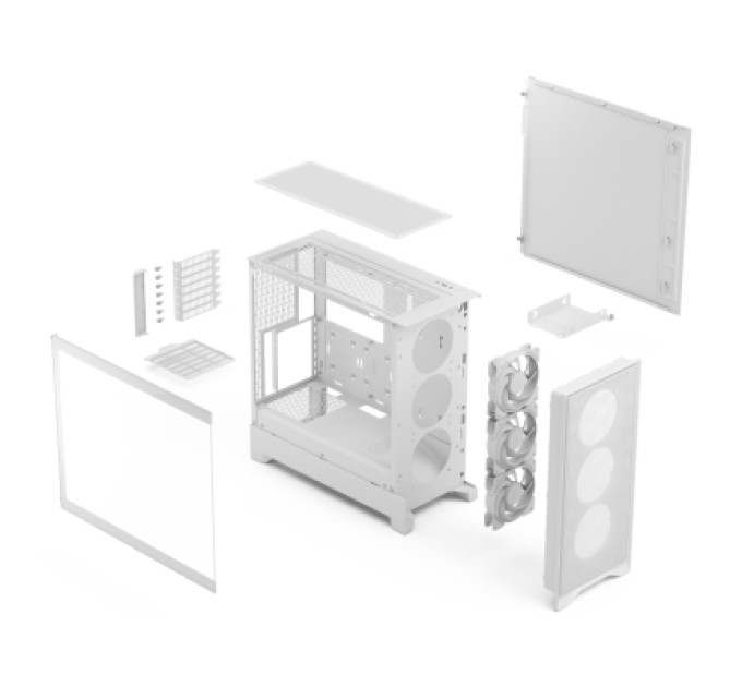 Fractal Design Корпус для ПК Fractal Design Pop 2 Air White TG RGB (FD-C-POA2A-04)