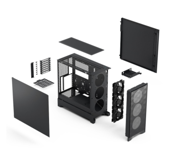 Fractal Design Корпус для ПК Fractal Design Pop 2 Air Black Solid (FD-C-POA2A-01)