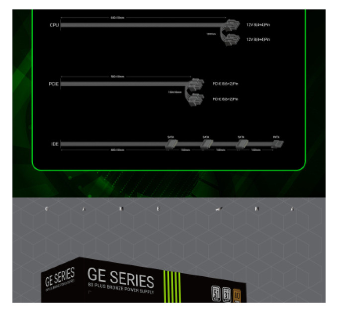 Gamemax Блок живлення Gamemax 550W (GE-550)