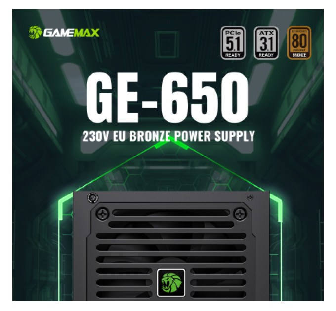 Gamemax Блок живлення Gamemax 650W (GE-650)