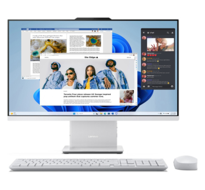 LENOVO Комп'ютер Lenovo IdeaCentre AiO 27ARR9 / Ryzen5 7533HS, 16, 1TB, WKM (F0HQ00B5UO)