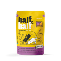 Вологий корм для кішок Half&Half з качкою та гарбузом в соусі 85 г (4820261921915)