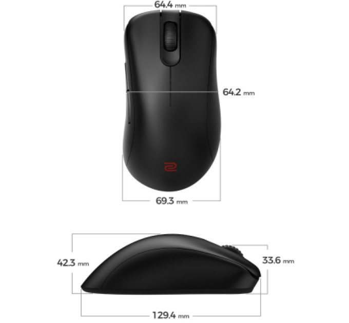 Zowie Мишка Zowie EC1-DW Wireless Black (9H.N4TBE.A2E)