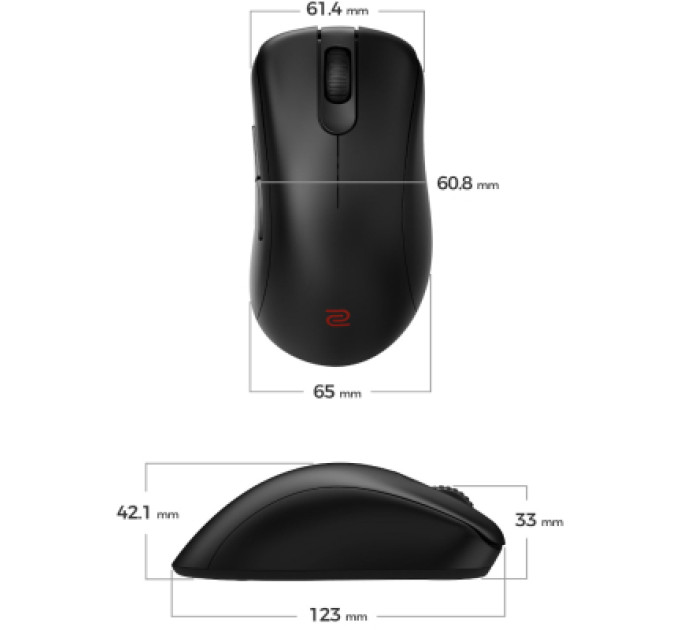 Zowie Мишка Zowie EC2-DW Wireless Black (9H.N4VBE.A2E)