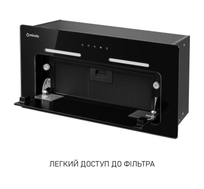 Minola Витяжка кухонна Minola HBI 6473 BL GLASS 800 LED Line