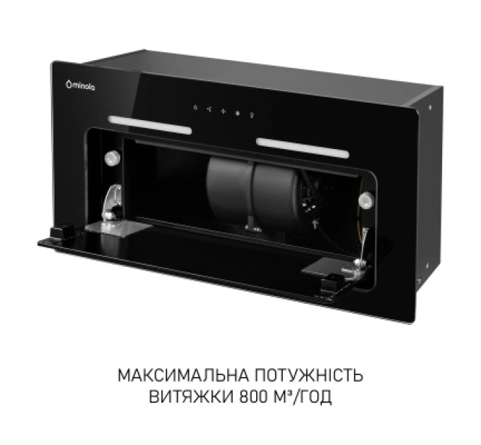 Minola Витяжка кухонна Minola HBI 6473 BL GLASS 800 LED Line