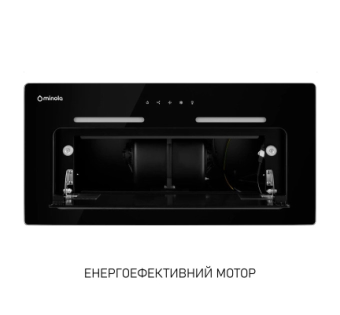 Minola Витяжка кухонна Minola HBI 6473 BL GLASS 800 LED Line