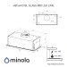 Minola Витяжка кухонна Minola HBI 6473 BL GLASS 800 LED Line