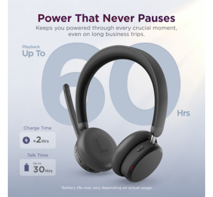 LENOVO Навушники Lenovo Dual-Mode Wireless ANC 6550 Black (4XD1S19777)