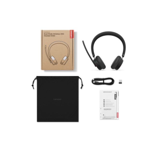 LENOVO Навушники Lenovo Dual-Mode Wireless ANC 6550 Black (4XD1S19777)