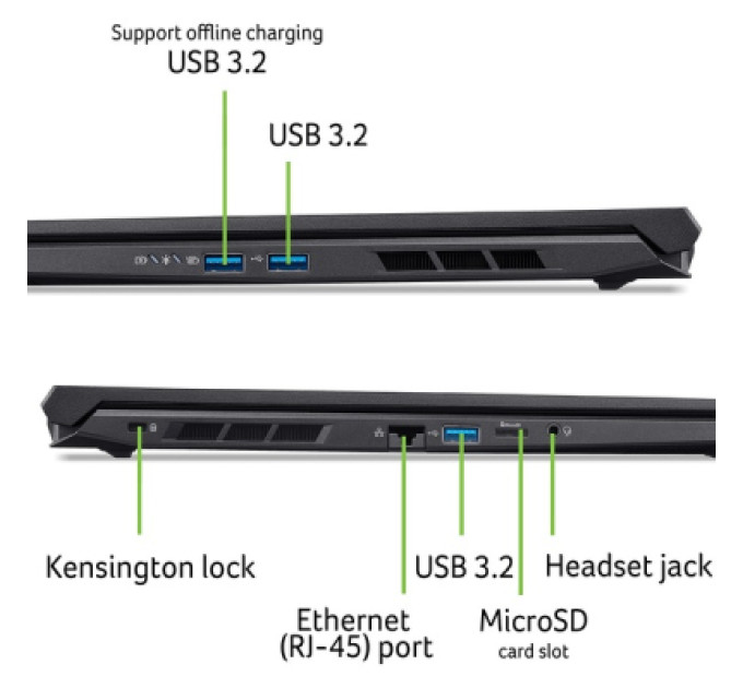 Acer Ноутбук Acer Nitro V 16 AI ANV16-42-R7Z9 (NH.U1GEU.00D)