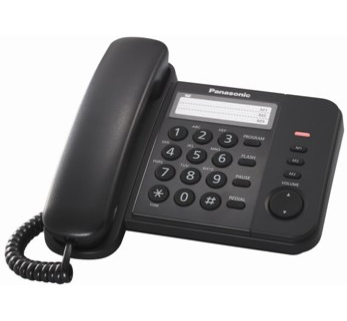 Panasonic Дротовий телефон Panasonic KX-TS2352UAB, чорний