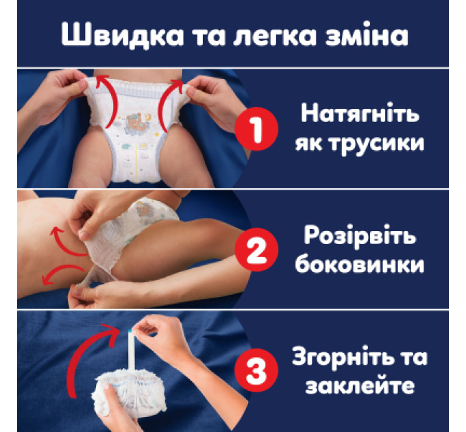 Pampers Підгузки Pampers Night Pants Розмір 7 (15+ кг) 35 шт (8006530320573)