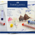 Faber-Castell Пастель Faber-Castell Soft Pastels, м'яких, довжина крейди 70 мм, 24 кольори, 128324 (16794)