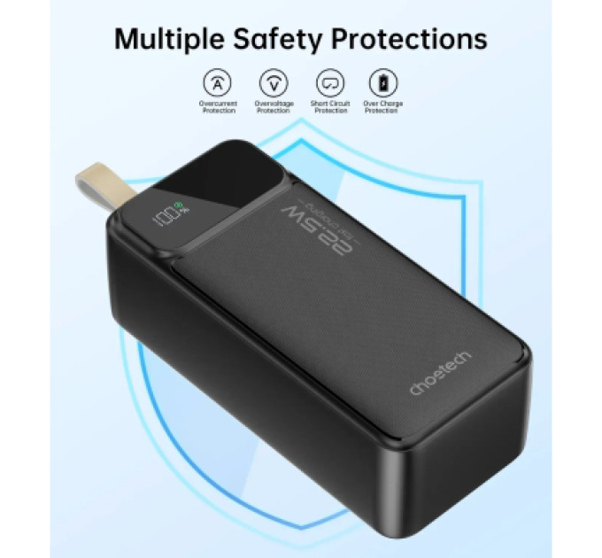 Choetech Батарея універсальна Choetech 40000mAh, PD/22.5W, QC, AFC (B731)