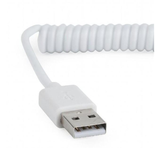 Cablexpert Кабель спіральний Cablexpert CC-mUSB2C-AMBM-6-W USB 2.0 A-папа / Micro B-папа