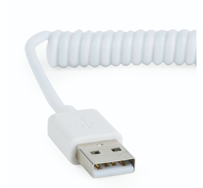 Cablexpert Кабель спіральний Cablexpert CC-mUSB2C-AMBM-6-W USB 2.0 A-папа / Micro B-папа