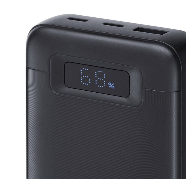 RivaCase Портативний зарядний пристрій Rivacase, 20000 mA, RIVAPOWER VA1082 (Black)