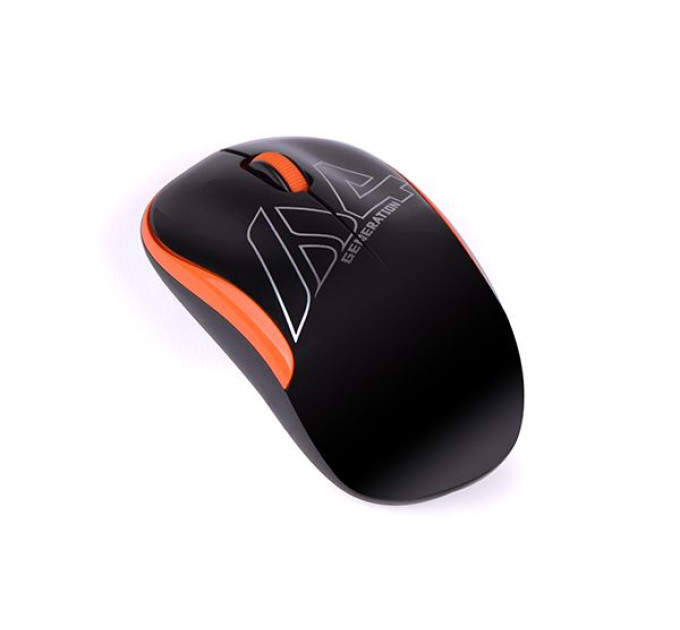 A4Tech Миша A4-G3-300N USB V-Track  , бездротова, 1000dpi, чорний + помаранчевий