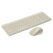 A4Tech A4Tech Fstyler FG2400 Air (Beige), комплект бездротовий клавіатура з мишою, колір бежевий