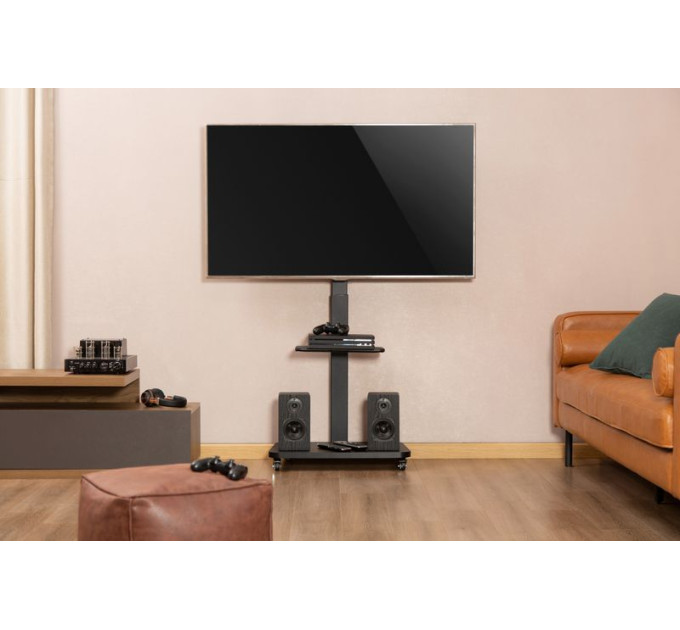Gembird Підлогова тумба під телевізор поворотна Gembird TVS-75S-02