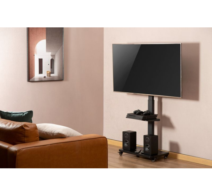Gembird Підлогова тумба під телевізор поворотна Gembird TVS-75S-02