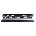 Eserver Кабельний організатор 19" 1U гребінчатий, пластиковий Eserver (WT-2049B)
