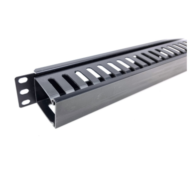 Eserver Кабельний організатор 19" 1U гребінчатий, пластиковий Eserver (WT-2049B)
