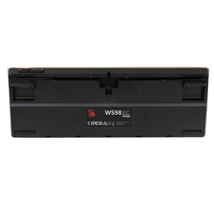 Bloody Механічна бездротова клавіатура A4Tech Bloody WS98 (Bloody Grey), сіро-біла