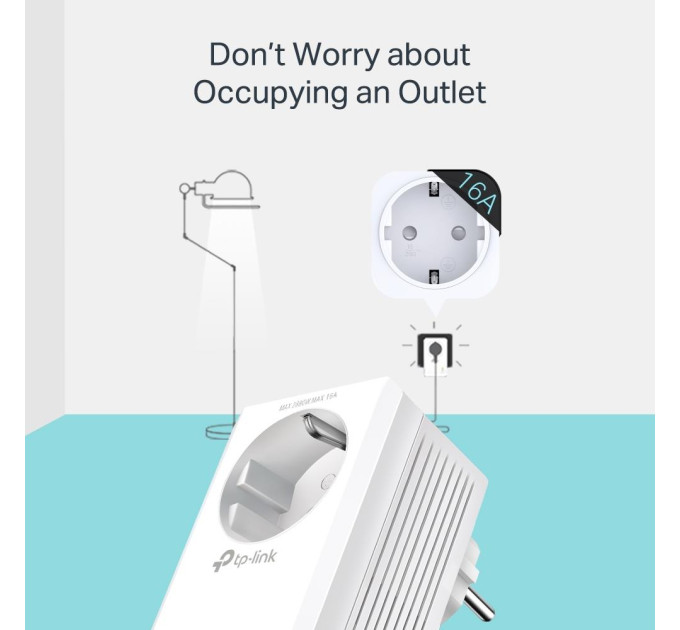 TP-Link Комплект гігабітного Powerline адаптера, TL-WPA7617 KIT TP-LINK