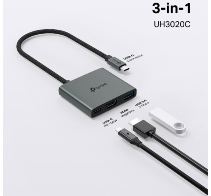 TP-Link Концентратор USB-C 3PORT UH3020C TP-LINK