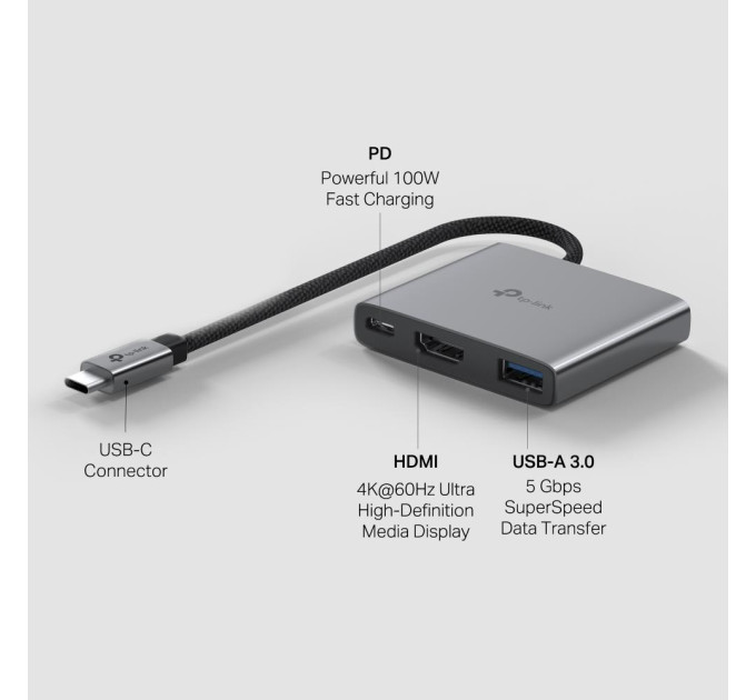 TP-Link Концентратор USB-C 3PORT UH3020C TP-LINK