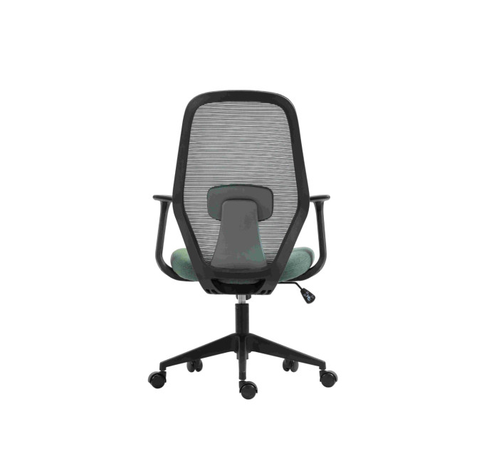 2E Крісло 2E OFFICE OC110, тканина, фіксовані підлокітники, темно-зелений