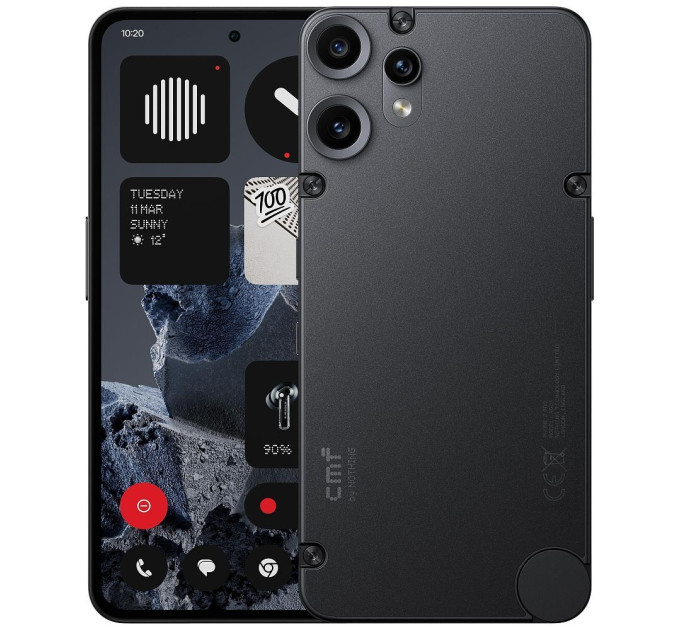 CMF-Nothing Смартфон CMF by Nothing Phone 2 Pro 6.77" 8/128ГБ, 2SIM, 5000мА•год, чорний