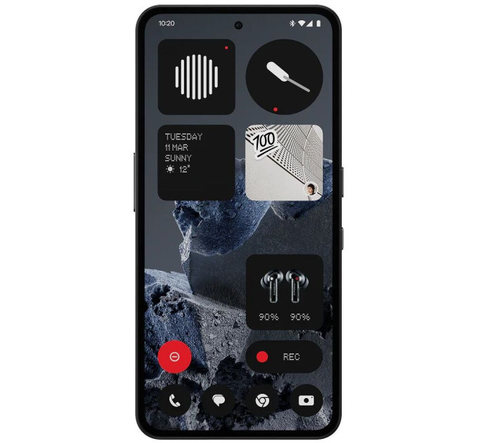 CMF-Nothing Смартфон CMF by Nothing Phone 2 Pro 6.77" 8/128ГБ, 2SIM, 5000мА•год, чорний
