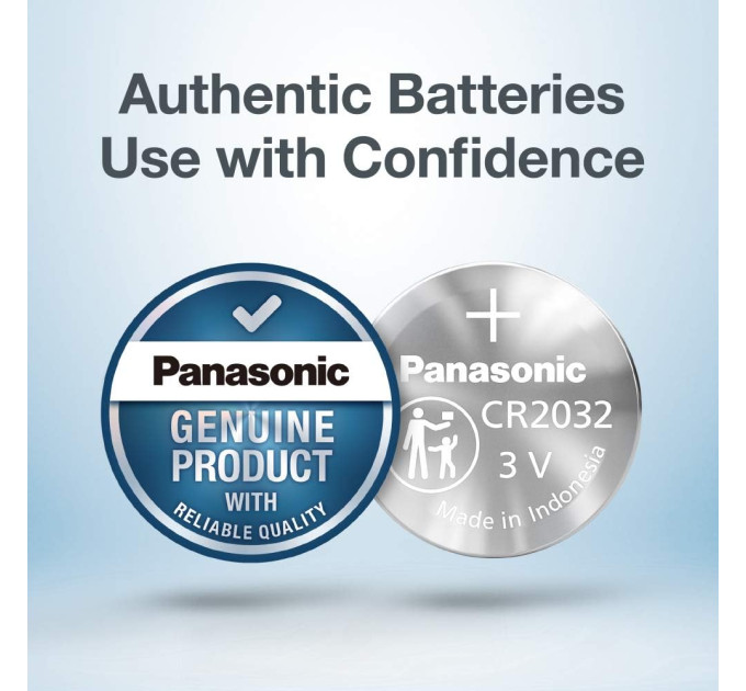 Panasonic Батарейка Panasonic літієва CR2032 блістер, 1 шт.