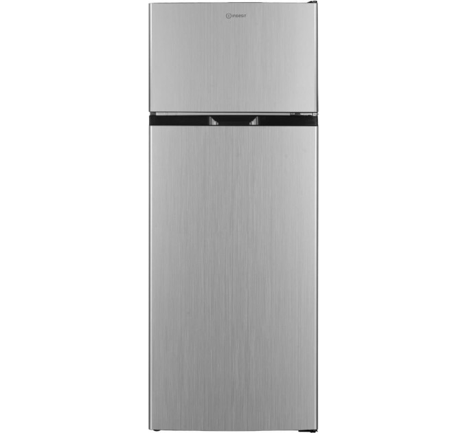 Indesit Холодильник Indesit з верхн. мороз., 143x55х55.5, холод.відд.-169л, мороз.відд.-37л, 2дв., E, ST, сріблястий