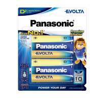 Батарейка Panasonic Evolta лужна D(LR20) блістер, 2 шт.