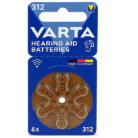 Батарейка Varta 312 PR41 BL 6 шт. (для слухових апаратів)