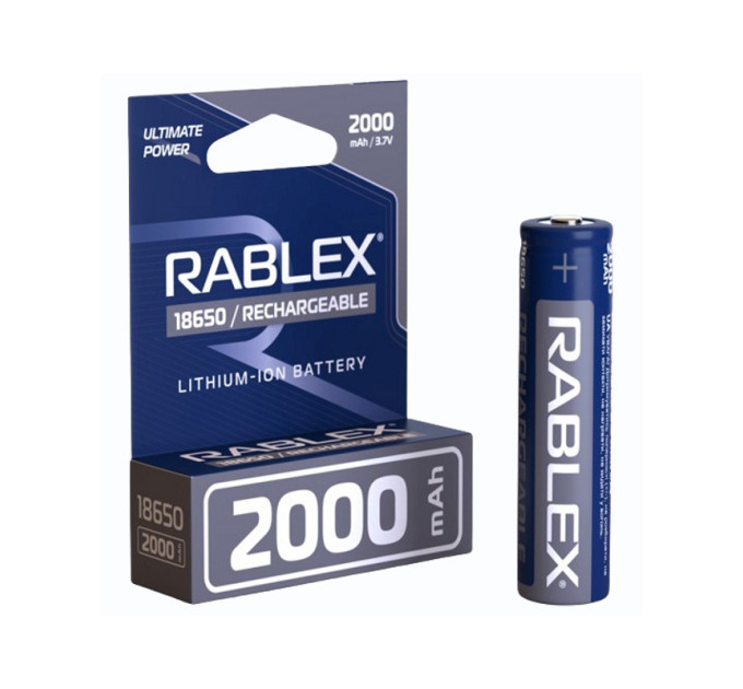 Rablex Акумулятор Rablex 18650 Li-Ion 2000mAh