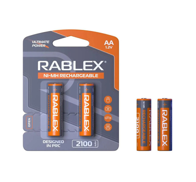 Rablex Акумулятор Rablex AA (R6) 2100mAh 2 шт.